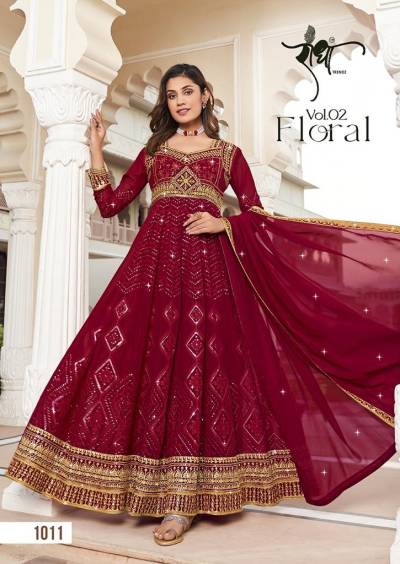 FLORAL VOL-02 BY GEORGETTE GOWN MANUFACTURER IN INDIA